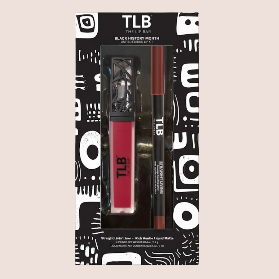 Black History Month Limited Edition Lip Kit: Rich Auntie + Straight Livin'